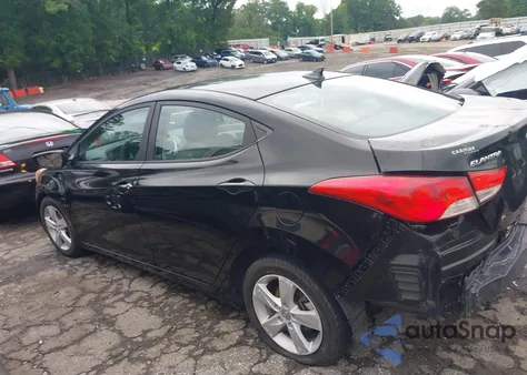 2012 Hyundai Elantra Gls (Ulsan Plant) from USA, damaged, VIN KMHDH4AE1CU236788